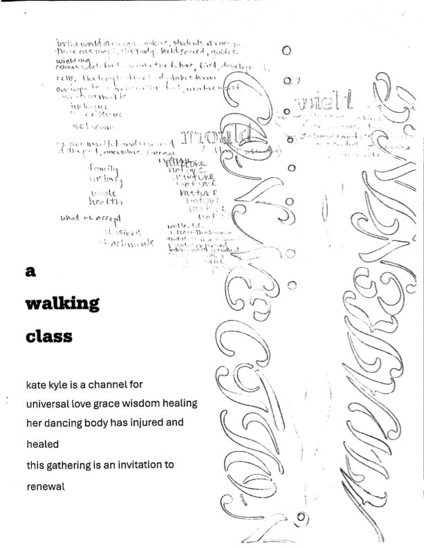 a walking class